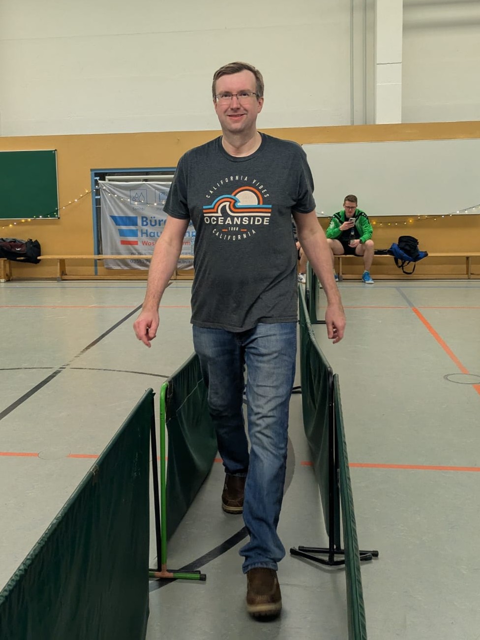 Fast geschafft, Mike kann bald zur Siegerehrung schreiten